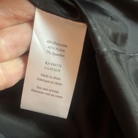 Samuel Dong Black Bubble Hem Sleeveless Mini Dress W/Ruffle, Tie, Pockets NEW S - Picture 12 of 15